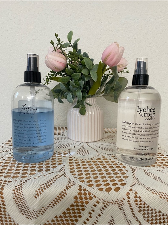 Philosophy Other - Philosophy Lychee & Rose and Falling in Love Water Body Mists - Pink, Blue